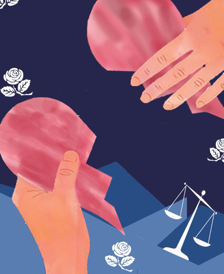 A broken heart symbolized a broken family and a broken child in the midst of divorce.