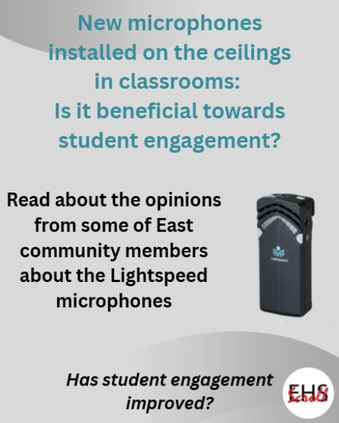 New Lightspeed microphones in East classrooms